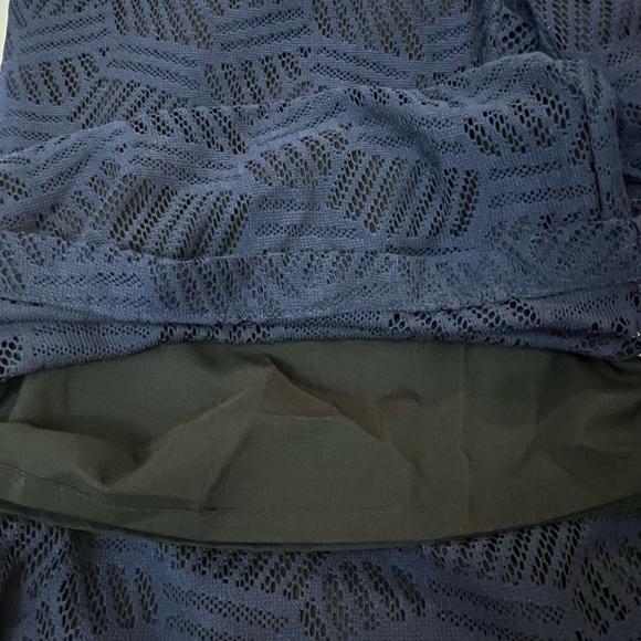 Chico's Womens Lace Lined  Elastic Waist Casual Pull On Pants (XS) 0 Blue - Picture 5 of 6